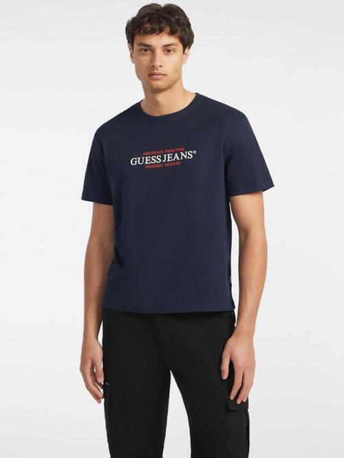 Jeans Erkek Lacivert Regular Fit T-Shirt M4YI42K8FQ4-A71W