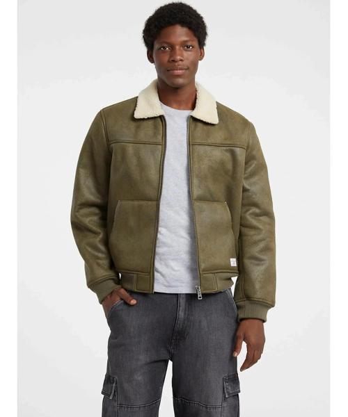 Jeans Erkek Yeşil Bomber Ceket M5BL1DW1862-F8LJ