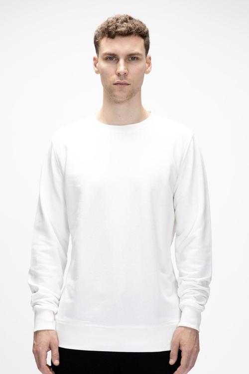 Corner Beyaz Crewneck Erkek Sweatshirt