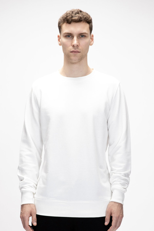 Corner Beyaz Crewneck Erkek Sweatshirt