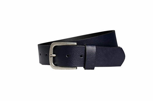 Point Belt Lacivert Deri Erkek Kemer