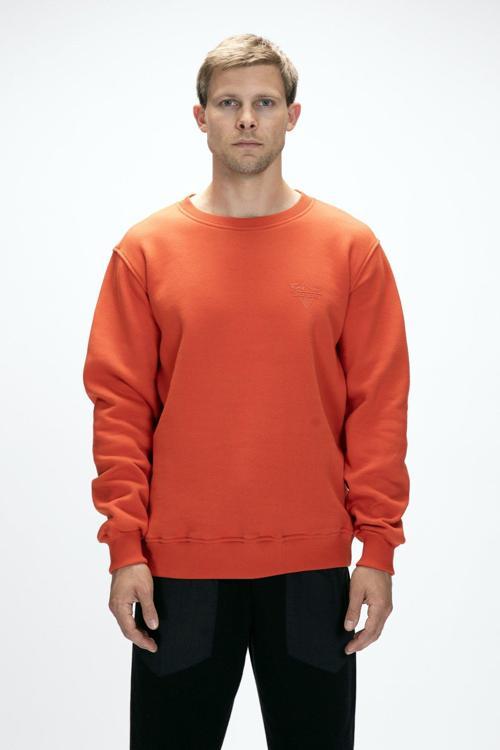 Windy Tarçın Crewneck Erkek Baskılı Sweatshirt