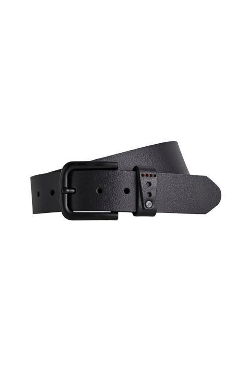 Fade İn Belt Siyah Deri Erkek Kemer