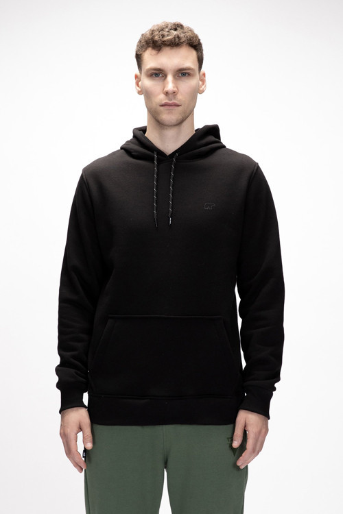 Sea Si̇yah Kapüşonlu Erkek Sweatshirt