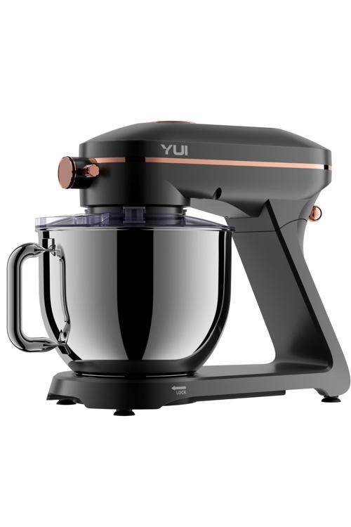 Easy Chef M129 1800w Güçlü Döküm Metal Stand Mikser Mat Gri Rose Gold