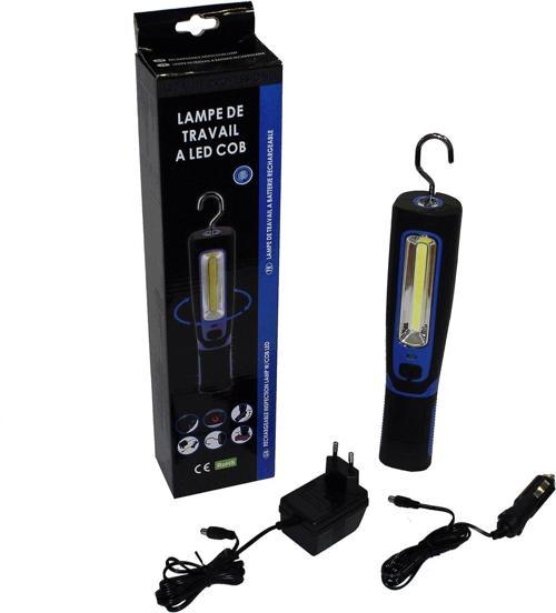 LED Taşınabilir Araç Lambası 360° Ayarlanabilir 260 Lümen Şarj Edilebilir 3W COB Far 1W El Feneri 650M004