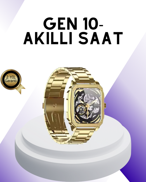 Akıllı Saat Bluetooth Uyumlu Çok Fonksiyonlu Spor ve Sağlık Takip