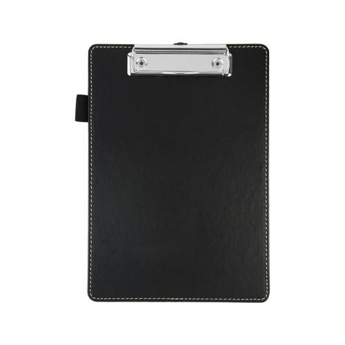 Sekreterlik,A5 Küçük Boy,Kapaksız,A5 Clipboard Vegan Suni Deri,17,5x24,5 cm.,Siyah