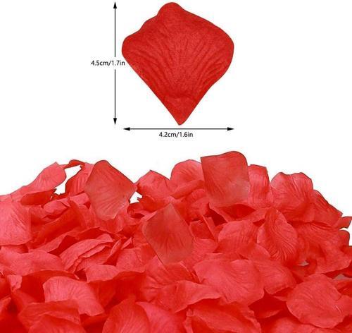 Kırmızı Renk Gül Yaprağı – 1 Paket 100 Adet