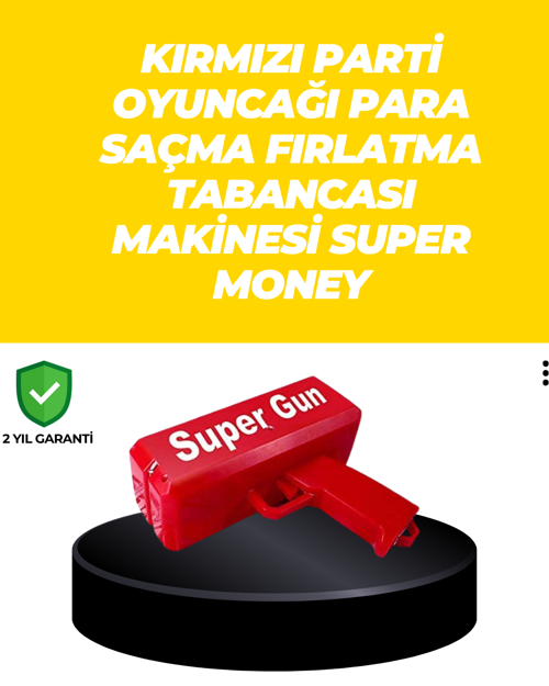 Elektrikli Parti Oyuncağı – Para Atan Tabanca