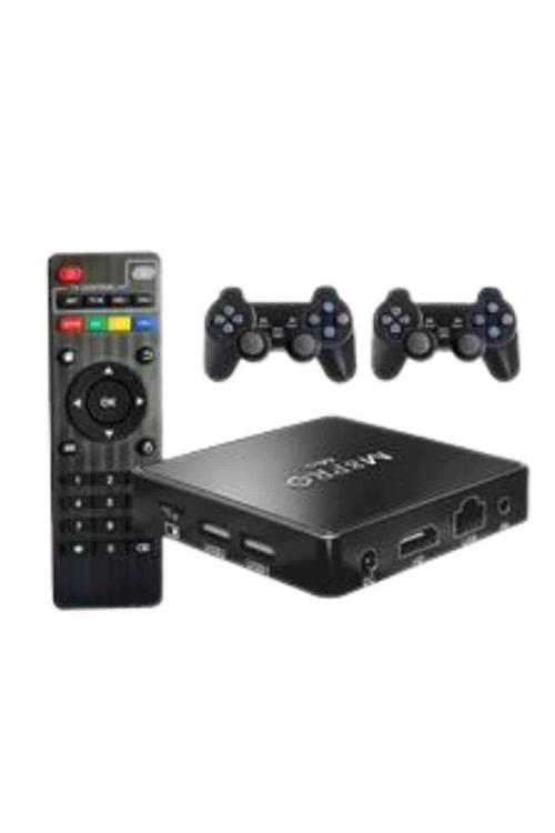 M8 PRO Mini 2.4G 10K ultra HD 64 GB TV BOX Android TV GAME BOX  2 Adet Oyun Konsolu