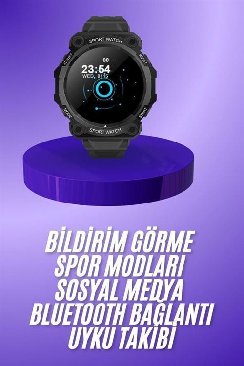 Yeni Nesil Akıllı Saat Bluetooth Bağlantılı Su Geçirmez Android ve İOS Uyumlu