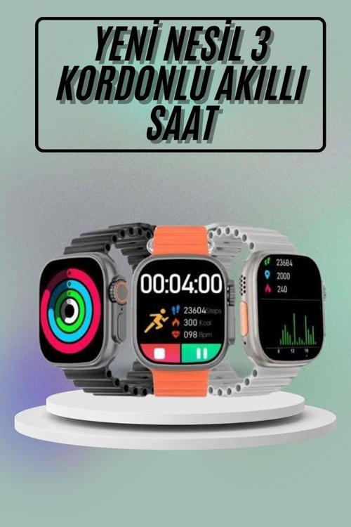 Akıllı Saat Çok Fonksiyonlu Uzun Pil Ömürlü Çağrı Cevaplayabilen Kol Saati