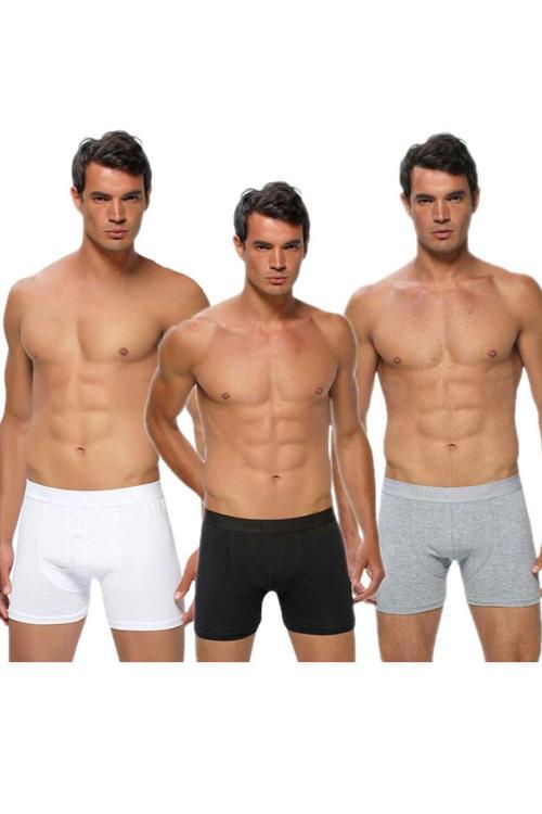 6lı Erkek Likralı Boxer Külot Esnek Rahat Paçalı 