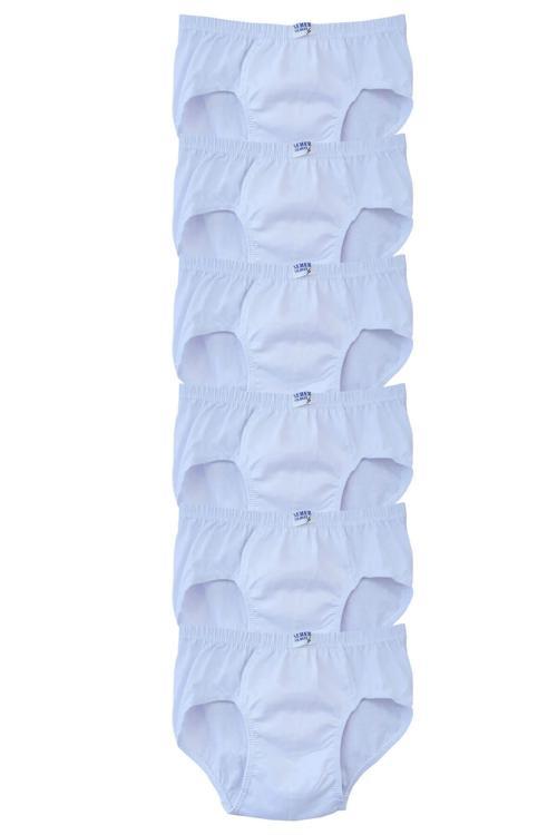 Erkek Çocuk  Pamuk Slip Külot 6 lı Paket