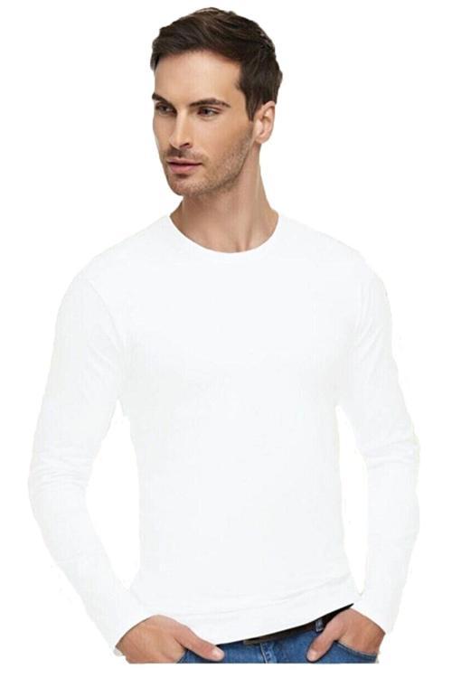 Elit Erkek Uzun Kol Fanila Sıfıryaka Elastan Pamuklu Atlet