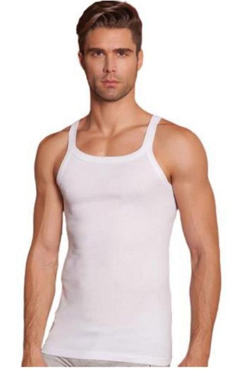 Erkek Askılı Atlet Kaşkorse Pamuklu Fanila Rahat