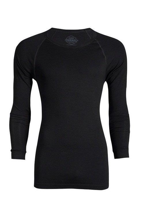 271 Erkek Siyah Termal Sıcak Tutan Terletmez Uzun Kol İçlik