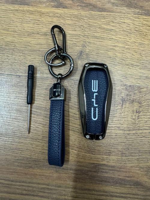 BYD Seal ve Atto 3 Anahtarlık Lacivert Çelik Korumalı 