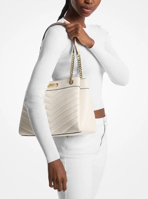 MICHAEL KORS KADIN OMUZ ÇANTASI 35R4GWHT6U-LTCREAM
