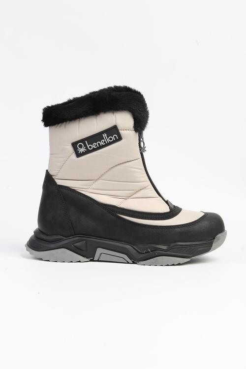 ® | BN-30393 - 3256 Bej - Kadın Bot