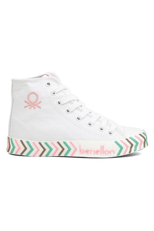 ® | BN-90625- Beyaz Pembe - Kadın Spor Ayakkabı