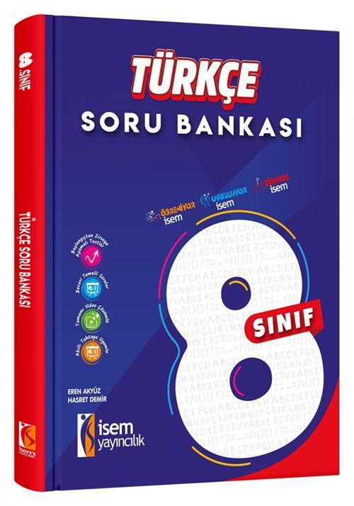 İsem 8. Sınıf Türkçe Soru Bankası İsem Yayıncılık - Maarif Modele Uygun