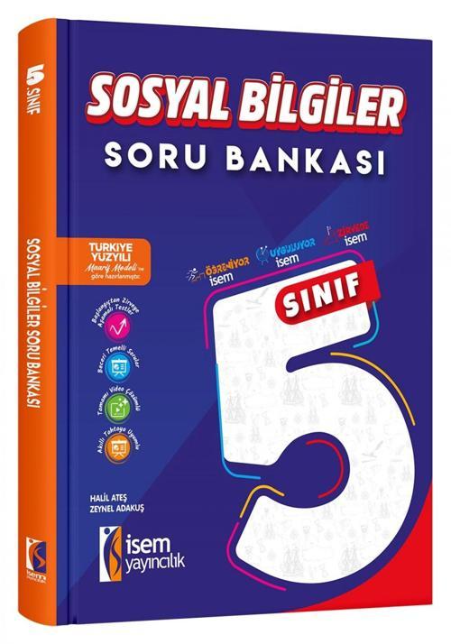 İsem 5. Sınıf Sosyal Bilgiler Soru Bankası İsem Yayıncılık - Maarif Modele Uygun