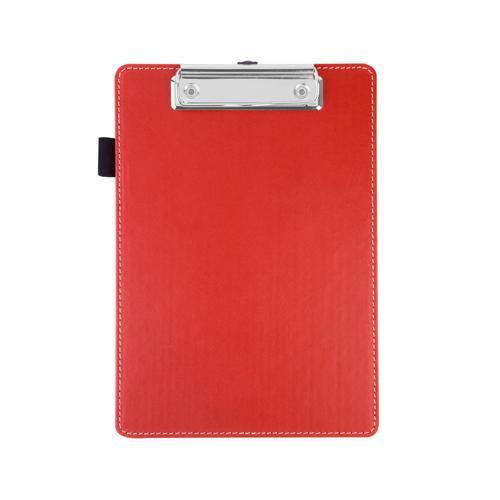 Sekreterlik,A5 Küçük Boy,Kapaksız,A5 Clipboard Vegan Suni Deri,17,5x24,5 cm.,Kırmızı