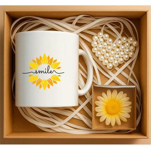 Smile Papatya Hediye Kutusu, Sevgiliye Hediye Kutusu, Konsept Hediyeler, Doğum Günü Hediyesi, Motivasyon Hediye Seti P1-
