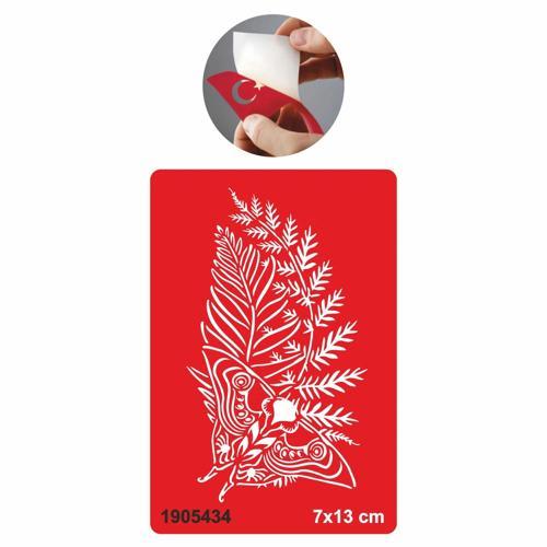 Kelebek ve Doğa Tattoo Geçici Dövme Şablonları Kına Kalıpları