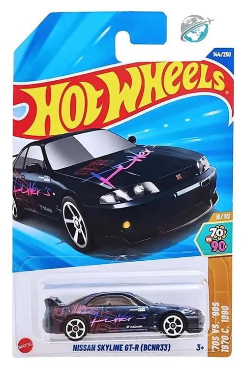 - Nissan Skyline GT-R (BCNR33) (1/64) Siyah - Yurt Dışı Uzun Kartonet - 2025 Case