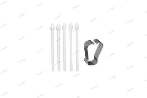 Samsung Galaxy Tab S6 / Tab S6 Lite / Tab S6 LTE / Tab S6 Lite LTE S Pen Kalem Ucu (5 Adet) Beyaz