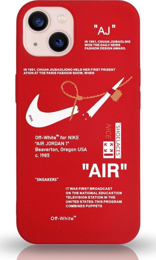 Apple Iphone 13 Uyumlu Lansman Kılıf Sneakers Tasarımlı Altı Kapalı Içi Kadife Kaplı Silikon Kapak