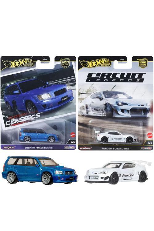Premium Set - Hot Wheels Pandem Subaru BRZ & Hot Wheels Subaru Forester STi (1/64)