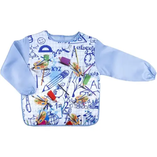 Boyama Önlüğü Büyük Boy Mavi NC-4108 (Karışık Desenlerdedir 1 Adet)