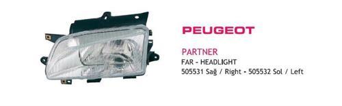 Far Sağ Peugeot Partner 96- AYF.505531