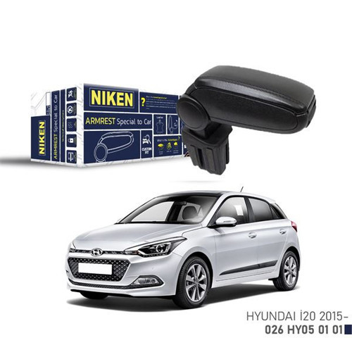 Nıken Hyundaı I20 2015- Araca Özel Kol Dayama Siyah NKN-026HY050101