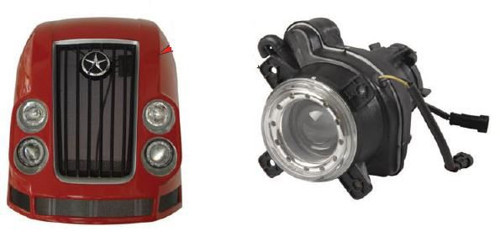 Far Mercekli Hca 12V Ledli Kapak+Kablolu Soketlı Oto.Camlı Peugeot J9 Ford Kargo Otokar Bmc Prof. 13570E