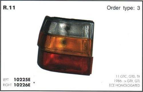 Stop Lamba Sağ Renault R11 Flash Plakasız (12Ad) 10226E