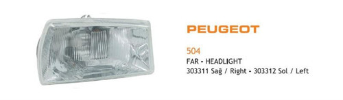 Far Sağ Peugeot 504 AYF.303311