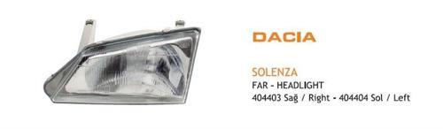 Far Sağ Dacıa Solenza AYF.404403