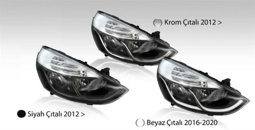Far Siyah Çıtalı Motorlu Sol Renault Clıo Iv Hatcback/Grandtour (2012-2020) AYF.202323