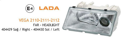 Lada Vega 2110-2111-2112 Far Sağ AYF.404429