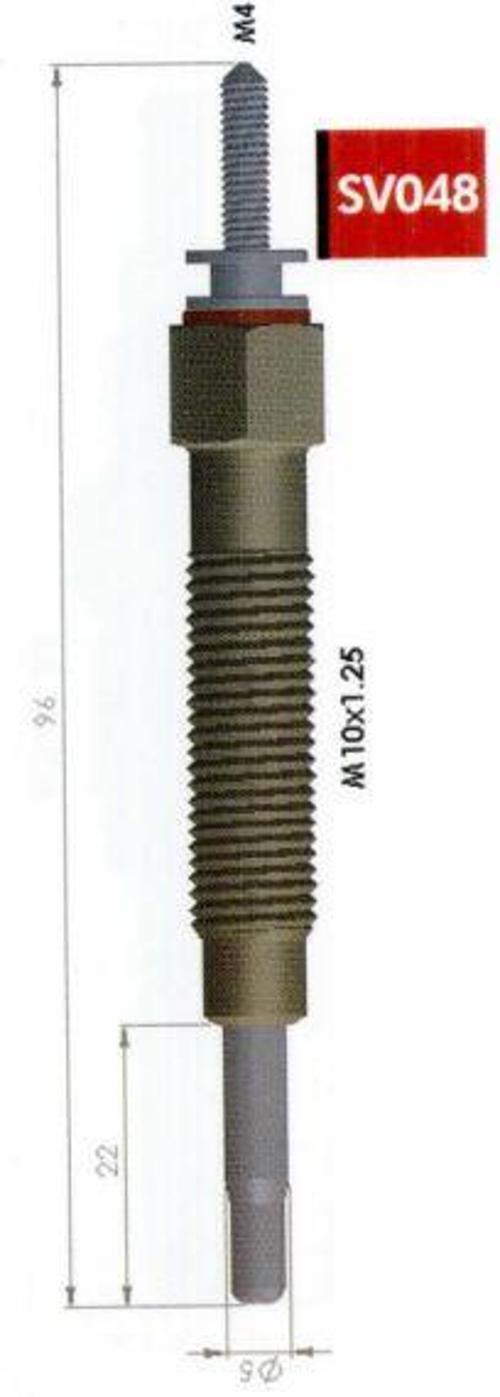 Kızdırma Bujisi 11V Hyundaı H1 H100 Starex 2.5 D-Td Y.M 11V SV.048