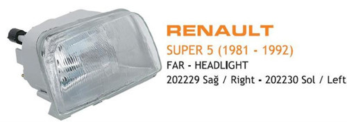 Far Sol Renault 5 AYF.202230
