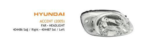 Far Beyaz Sinyalli Sol Hyundaı Accent 2003-2005 AYF.404487