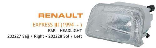 Far Sol Renault Expres Iıı 1994 AYF.202228