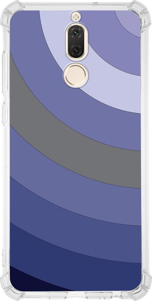 Huawei Mate 10 Lite Köşe Korumalı Antişok Kapak Renk Cümbüşü Tasarımlı Şeffaf Kılıf