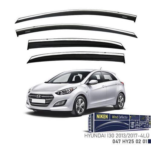Nıken Hyundaı I30 2013-2017 Kromlu Cam Rüzgarlığı 4Lü NKN-047HY250201